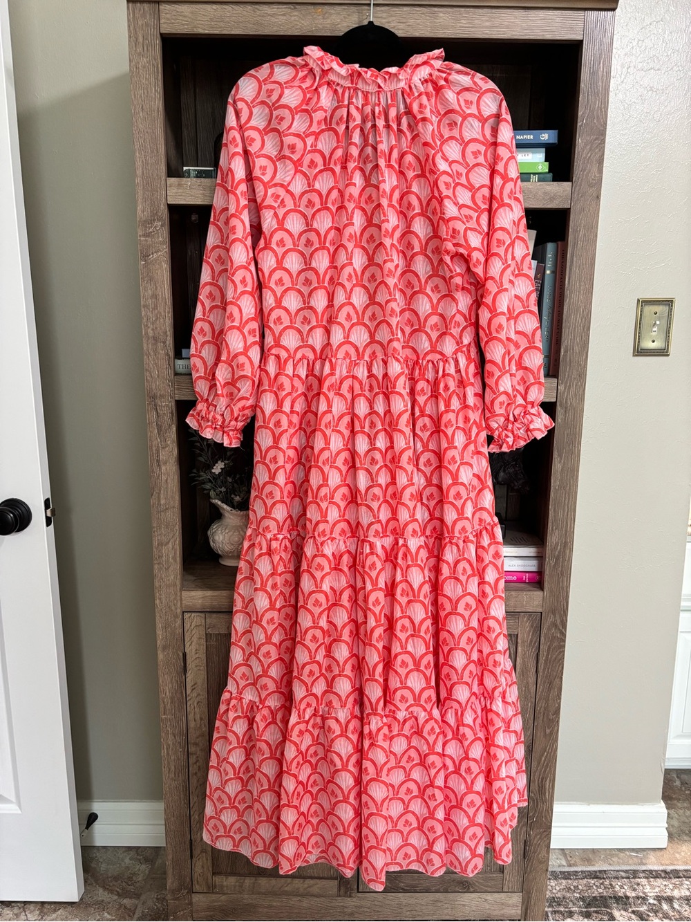 J. Marie Scarlette Long Sleeve Maxi Dress, Size S - Picture 4 of 5